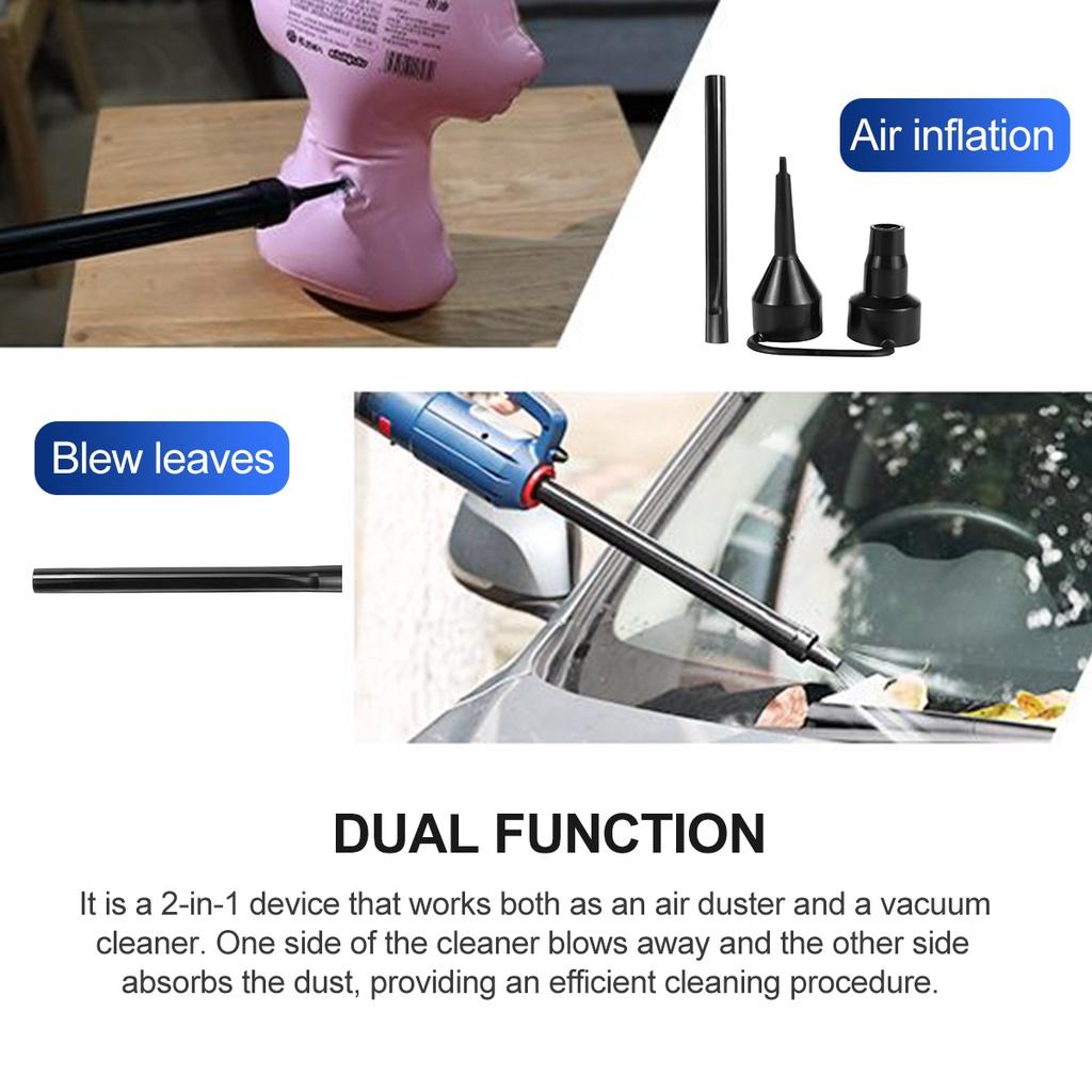 USB Auto Car Vacuum and Blow Cleaner Handheld Wireless Vacuum Powerful Cyclone Suction Rechargeable Wet And Dry 150W