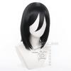 Высококачественный парик для косплея Микасы Акерман, аниме, короткий боб, термостойкие синтетические волосы, парики для вечеринки на Хэллоуин + шапочка для парика