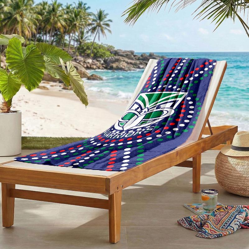 Nz Warriors Fashion Beach Towel: Ideal for Summer Adventures Soft, absorbent and quick drying suitable for swimming and bathing