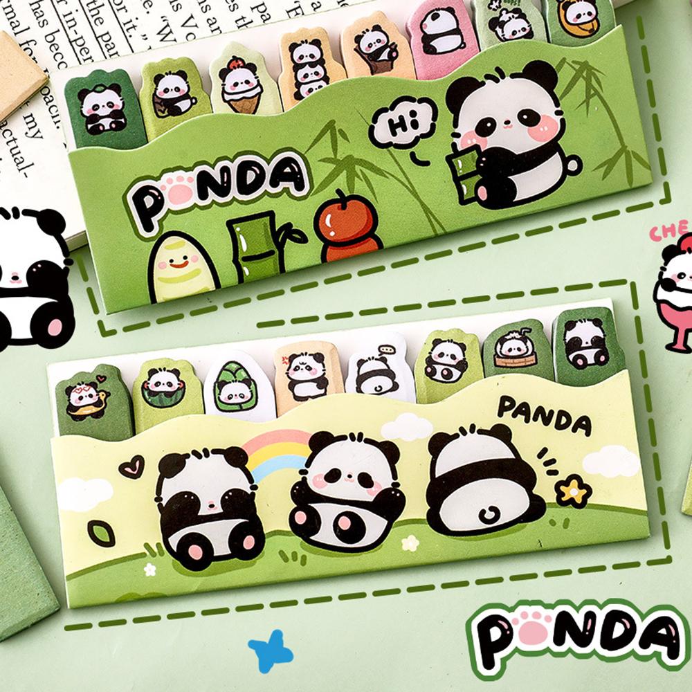 1 шт. Кавайный мультяшный панда блокнот закладка канцелярские принадлежности флаги индекс вкладка клейкие заметки этикетки бумажные наклейки