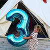 40-дюймовый большой фольгированный гелиевый шар с цифрой 0-9, украшения для дня рождения, свадьбы, детского душа, большие фигурки, воздушные шары, поставки