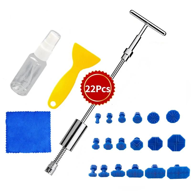 Инструменты для ремонта вмятин без покраски автомобиля Клеевой пистолет с вилкой ЕС Набор для ремонта вмятин на автомобиле Набор для удаления вмятин Съемник вмятин для автомобилей