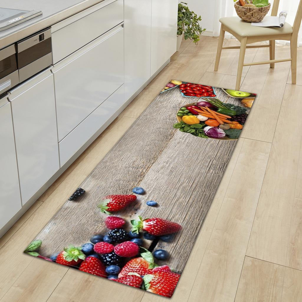 Christmas Household Bathroom Absorbent Non-Slip Mat Living Room Kitchen Sand Carpet Doormat Long Floor Mat