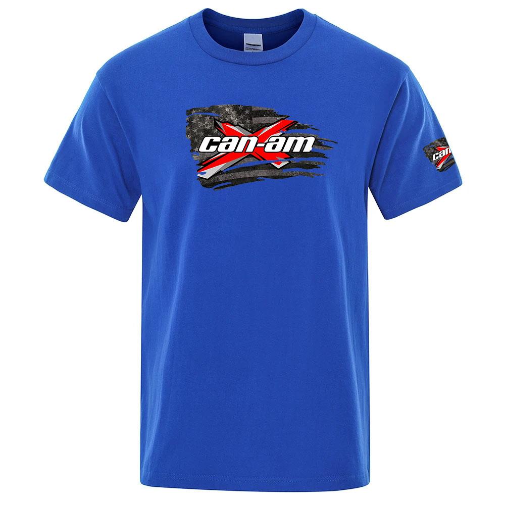 Brp Can Am Motorcycle Print 2026 New Unisexs Summer Ordinary Short Sleeve Sport T Shirt Fitness Breathable Versatile Tops