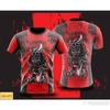 Tshirt Men Women Unisex Bird Eagle Snake Monkey Giant Demon Evil Tiger Samurai Rooster Print 3D Streetwear Thai Literature Animal Garuda Naga
