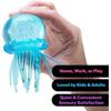 Игрушка-сквиш медуза Nee Doh Jellyfish Jelly Squish Антистресс Специальная сенсорная фиджет-игрушка для сжатия Мягкая игрушка-сквиш против тревожности для детей и взрослых