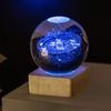 3D Crystal Ball Luminous Galaxy Solar System Rain Cloud Series Crystal Ball Nightlight Carved Bedroom Decoration Birthday Gift