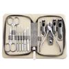 12 Pcs Premium Nail Clipper Kit with Leather Case Includes Nail Clippers Manicure Set - Perfect Gift for Men and Women