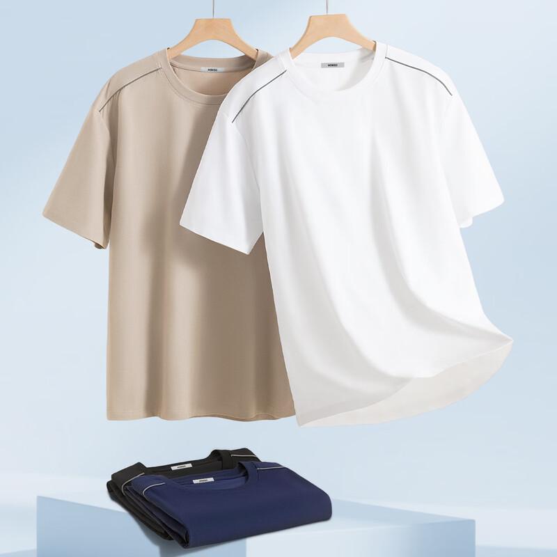 MINISO Men's Quick-Dry Antibacterial Loose Fit Short Sleeve T-Shirt