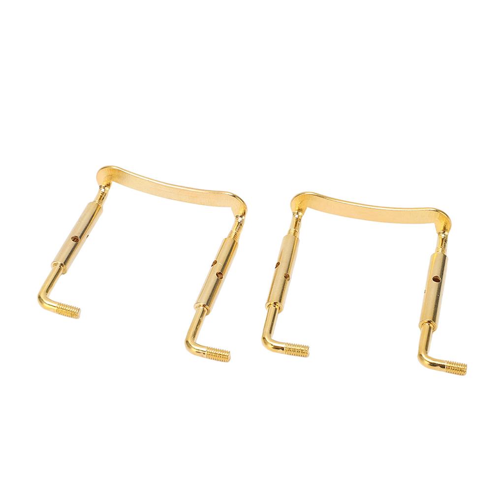 2 ШТ. 4 4 Винты подбородника скрипки Металлическая клипса для подбородника Фурнитура Детали струнного инструмента