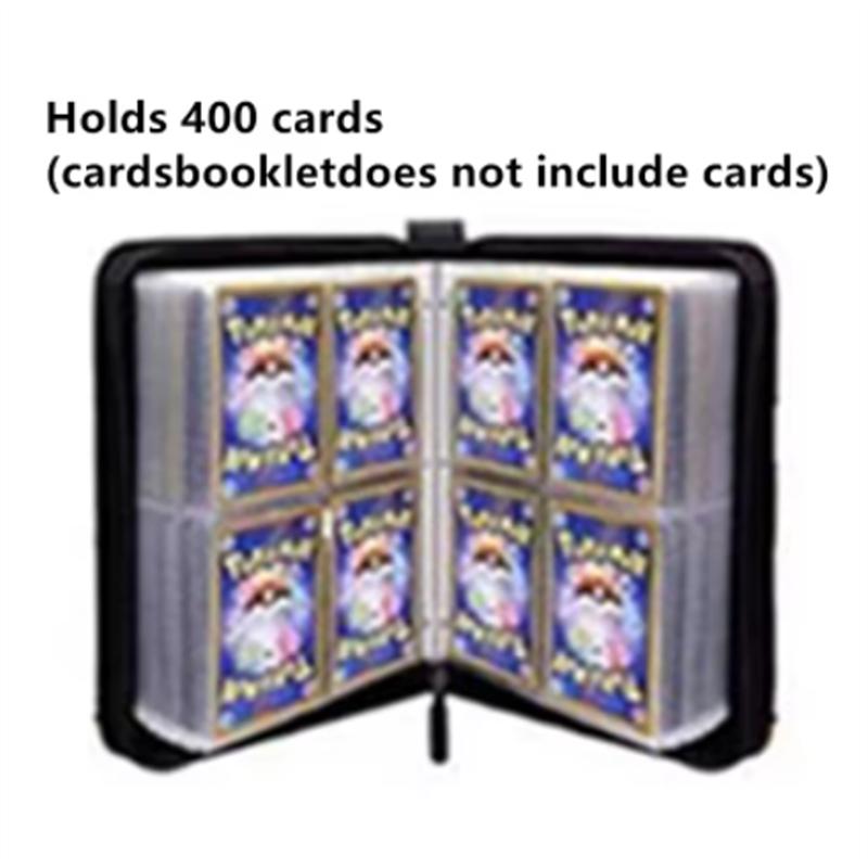 400pcs/900pcs Naruto Card Album Book Folder 4/9 Card Slots Collections Zipper Double Pocket Zipper Card Binder Holder