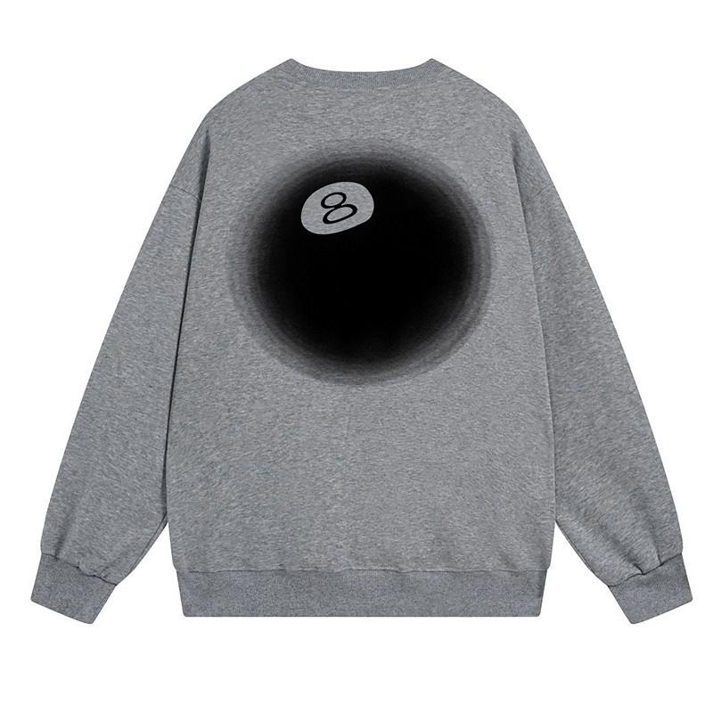 Unisex Oversized Cotton Sweatshirt With Letter Print - Fall Winter Streetwear Hoodie Style