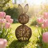 Hand-woven Bunny Easter Ornament