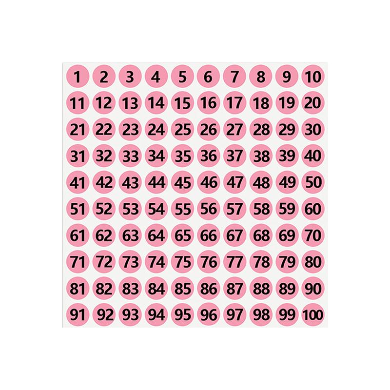 1 лист(1-100) Наклейка с номером Этикетка для лака для ногтей Цветные подсказки Дисплей Маркировочные наклейки Руководство по номерам Инструменты для маникюра своими руками
