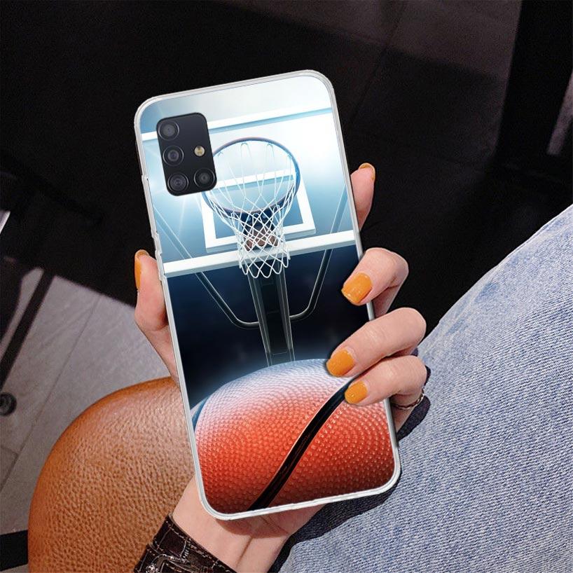 Чехол для телефона с баскетбольным кольцом для Samsung Galaxy A52 A32 A22 A12 A51 A31 A50S A30S A20S A10S Note 20 Ultra 10 Plus S10 A72 A