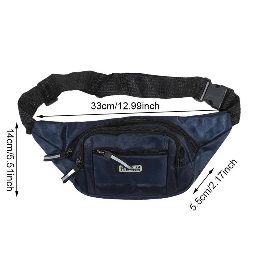 Легкая мужская спортивная поясная сумка на пояс, износостойкая сумка через плечо для путешествий, бега, походов, тренировок