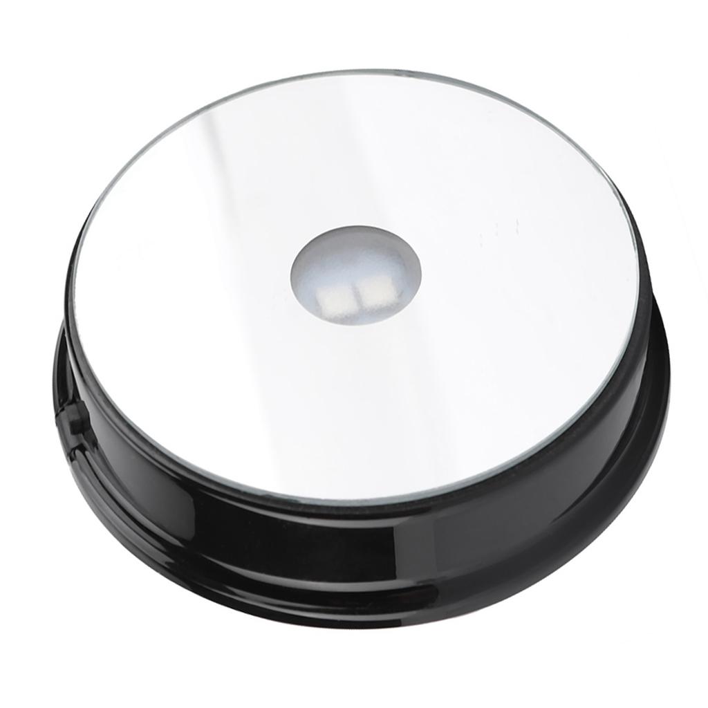 Семицветная светодиодная подставка для стеклянной бутылки, украшение художественной фигурки из хрусталя