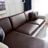 PU Leather Sofa Seat Cushion Covers Waterproof Anti-dirty Slipcover Seat Protector Corner L-shaped Sofa Cover 1/2/3/4 Seater