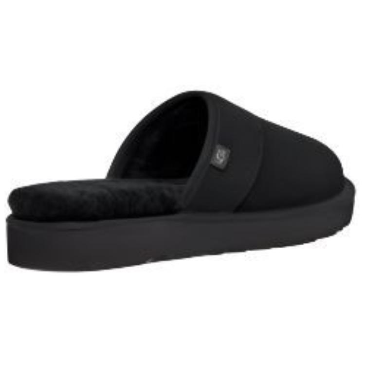 UGG Slip-On Round Toe Anti-Rub Closed-Toe Slippers Men Slippers Black 1153519-BLK