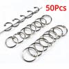 50Pcs Sturdy Metal Binder Rings O Ring Book Binder Rings Metal Opening Ring  Home Office