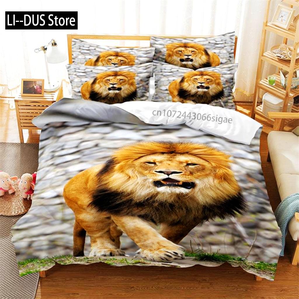 White Tiger Bedding Set Duvet Cover Set 3d Bedding Digital Printing Queen Size Bedding Set Fashion Design
