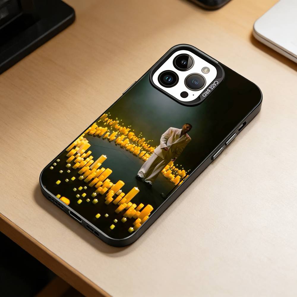 reggaeton-R- Rauw Alejandro  Phone Case For iPhone 17,16,15,14,13,12,11 Plus,Pro Max,XS,Colorful Silver Black Cover