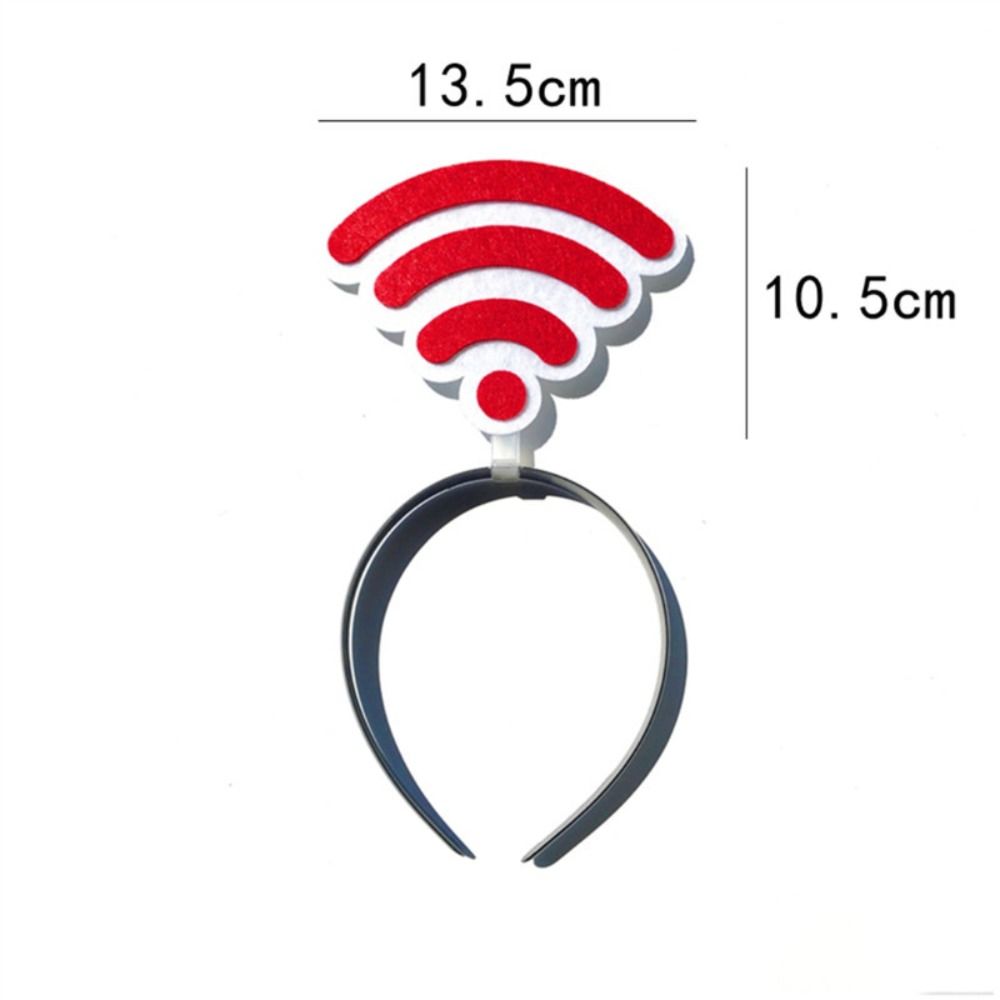 Большие повязки для волос в форме вопросительного знака, мультяшные головные уборы, макияж