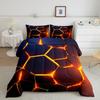 Sun and Moon Bedding Set Constellation Galaxy Comforter for Kids Boys Girls Teens Psychedelic Boho Mandala Comforter Breathable Celestial Du