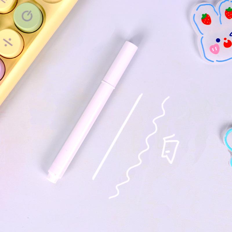 Мелки жидкие смываемые Dingdong - 12 флуоресцентных цветов для классных досок