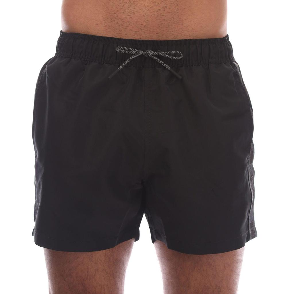 Emporio Armani Mens Logo Taped Swim Shorts