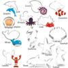 Pastry Dough DIY Kitchen Under the Sea Ocean Creatures Biscuit Mold Baking Tools Cookie Cutter