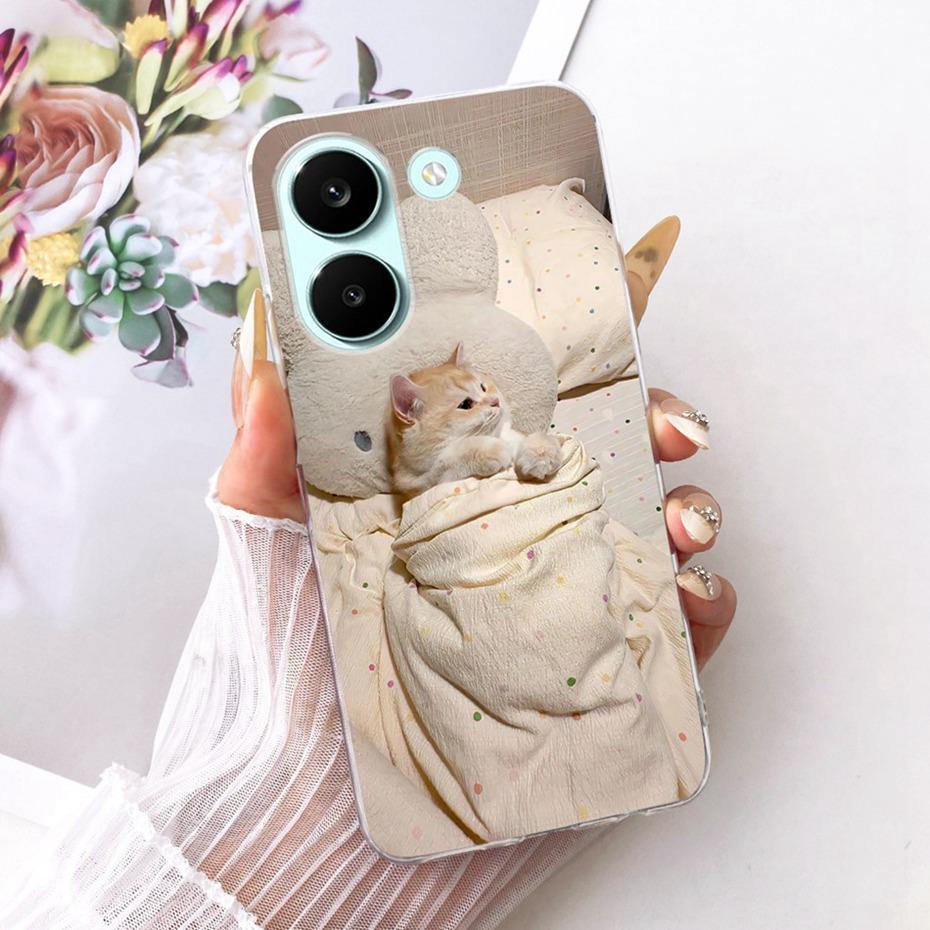 Милый Чехол для Телефона с Принтом Для Xiaomi Poco X8 Pro Мягкие Силиконовые TPU Чехлы Для Xiaomi Poco X8 Pro Max X8Pro Чехлы Бамперы