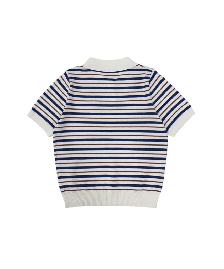 MONBIRDIE GOLF Lea Multiple Polo Knit Ivory