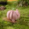 Игрушка для питомца Латексная Свинья Форма Курицы Игрушка для Прорезывания Зубов у Собак со Встроенным Звуковым Устройством Снимает Скуку Тревожность Разлуки Жевательная Игрушка