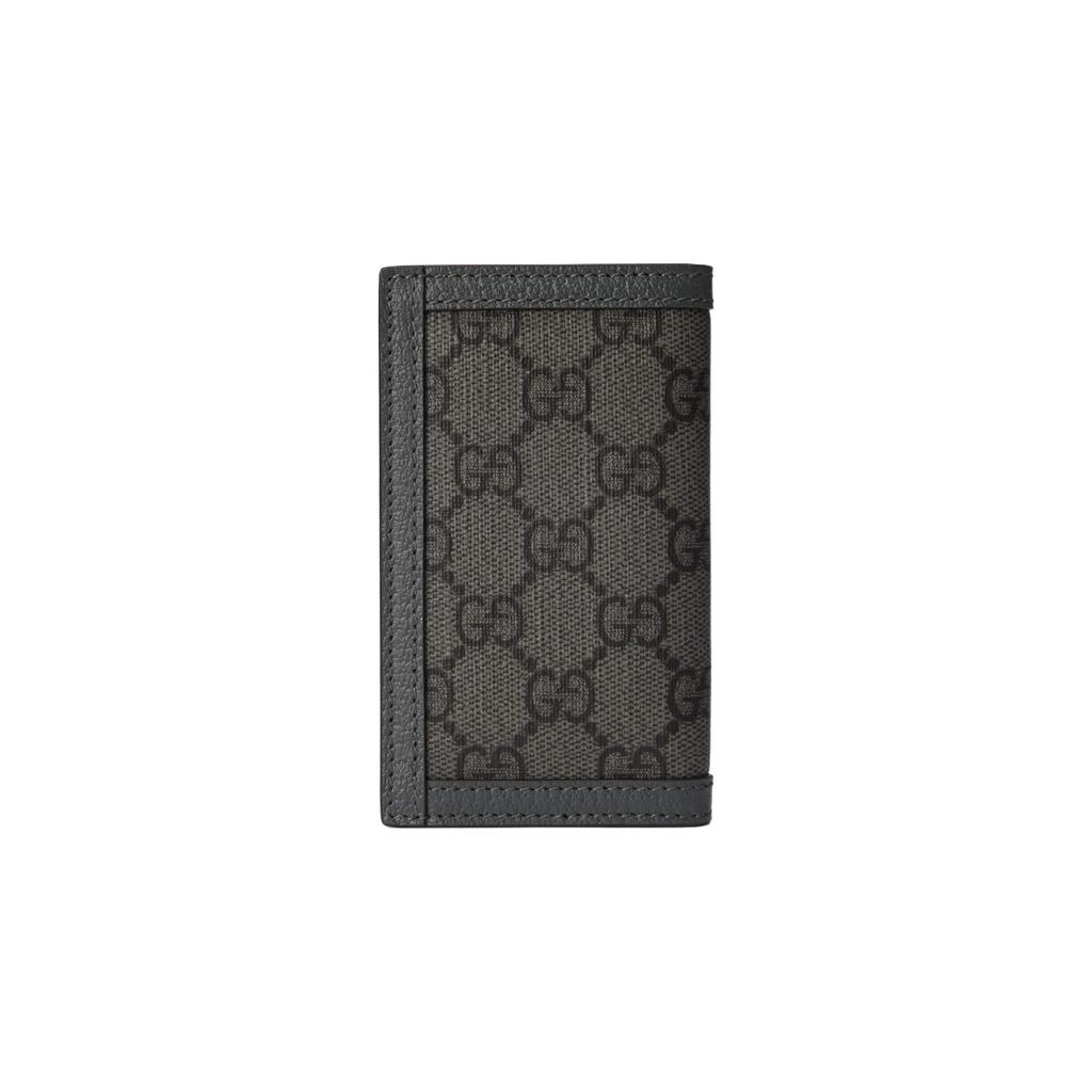 GUCCI Ophidia Canvas Card Holders Men's Gray (Unisex) Card Holders 734943 UULBN 1244