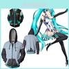 Уютное аниме худи Hatsune Miku Vocaloid с ярким 3D графическим дизайном для комфорта