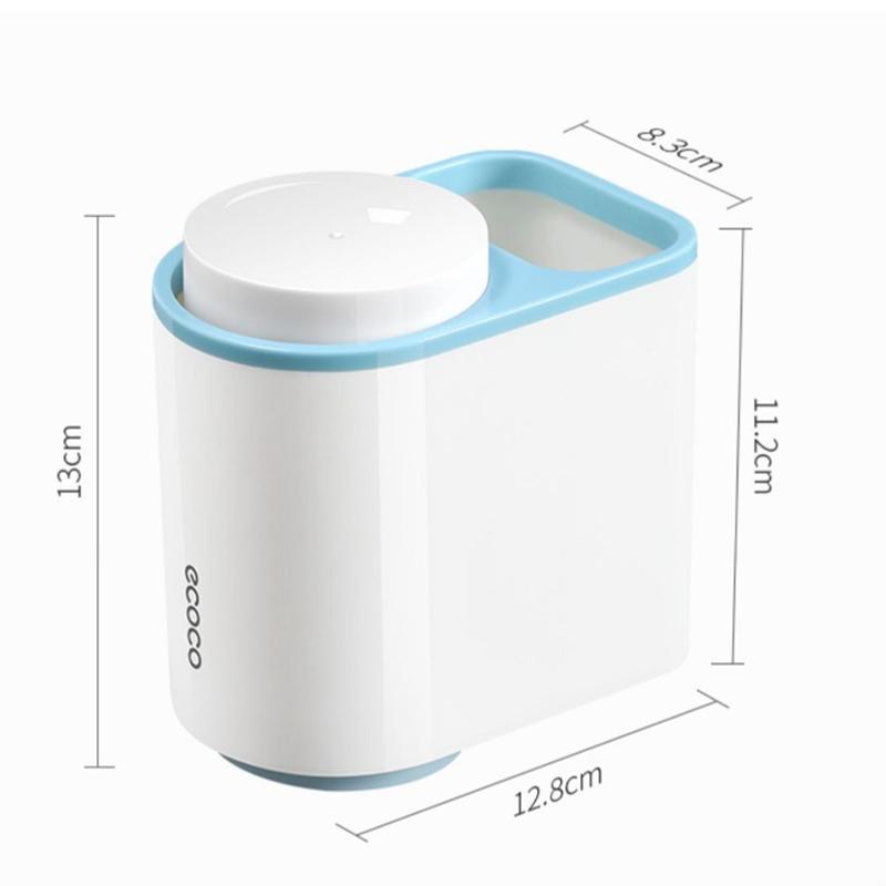 Bathroom Accessories Set Toothbrush Holder Toothpaste Dispenser Wall Mount Toothbrush Cup Storage Rack Toothpaste Squeezer