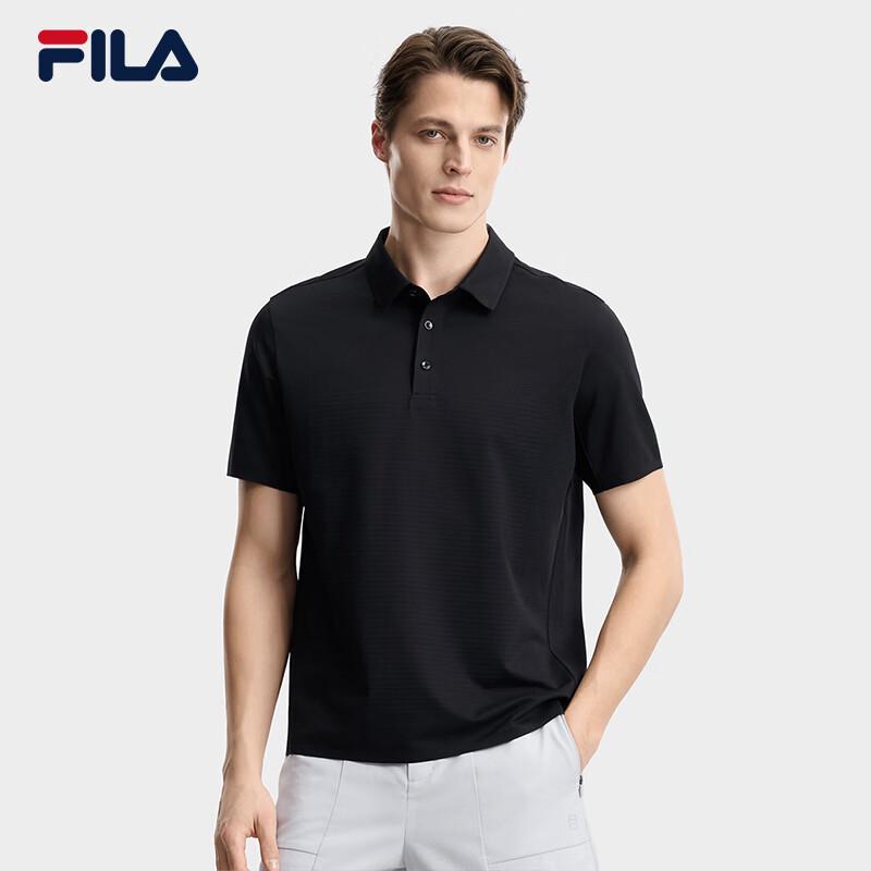Fila Мужская вязаная футболка-поло с коротким рукавом