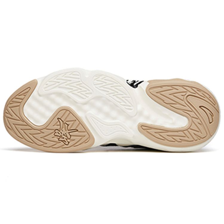 Anta Badass Weifeng Fleece Lined Wear Resistant Breathable Low Top Sports Casual Shoes Men Sneakers White Black Gray 112148901-4