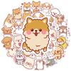 50Pc Fluffy Dog Animals Stickers Same Cute Stickers Vtuber Luggage Stickers Mug Stickers Notebook Decoration Stickers