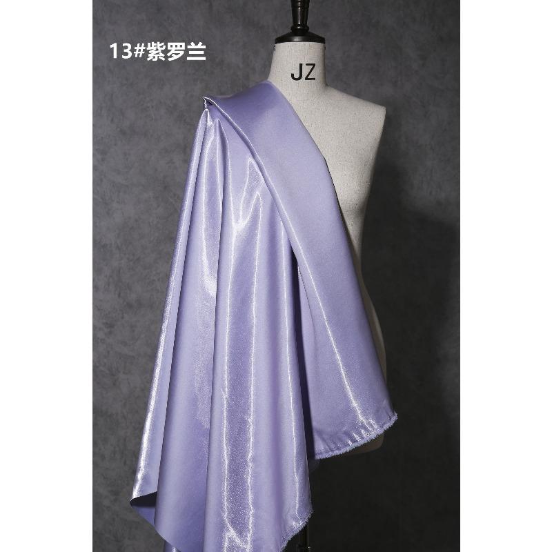 Multi-Color Reflective Fabric Liquid Satin Glossy for Clothes Dresses Diy Hanfu Sewing Designer Smooth Silky Cloth Drape Summer
