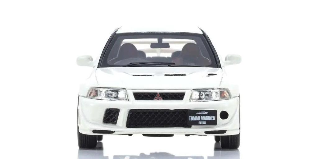Kyosho Original 1/43 Mitsubishi Lancer Evolution VI TME White Finished Product