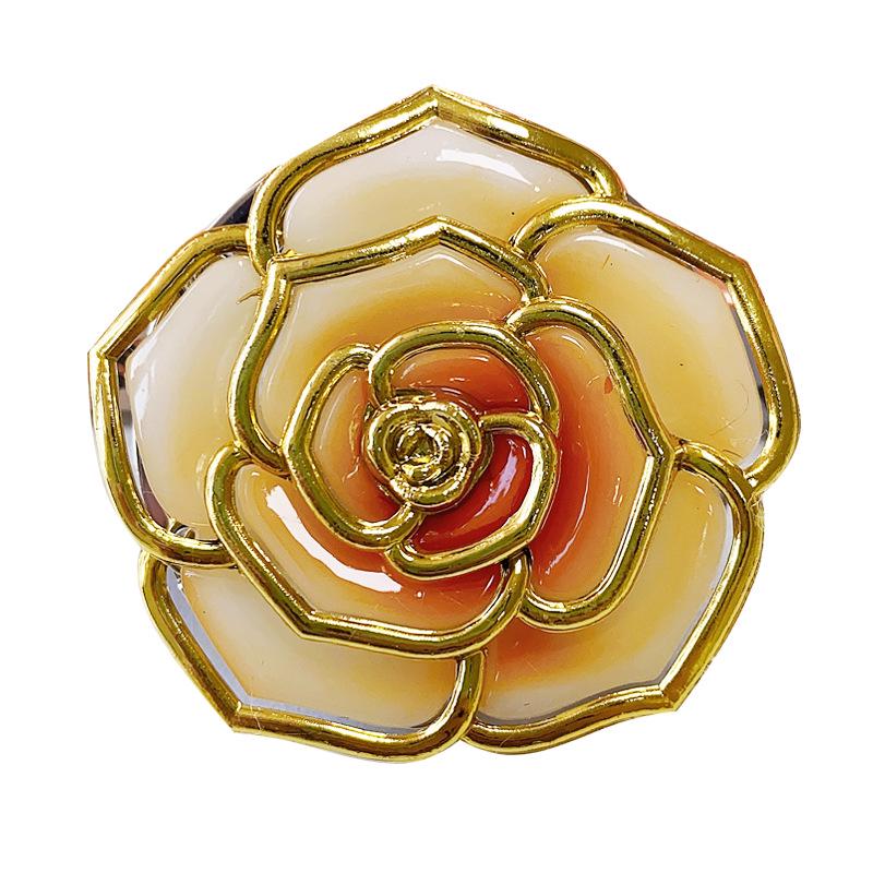 Foldable Rose Flower Handbag Hanger: Metal & Plastic Hook for Table Edge and Christmas Stocking.