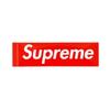 Наклейка Supreme Box Logo, Красная, Один размер