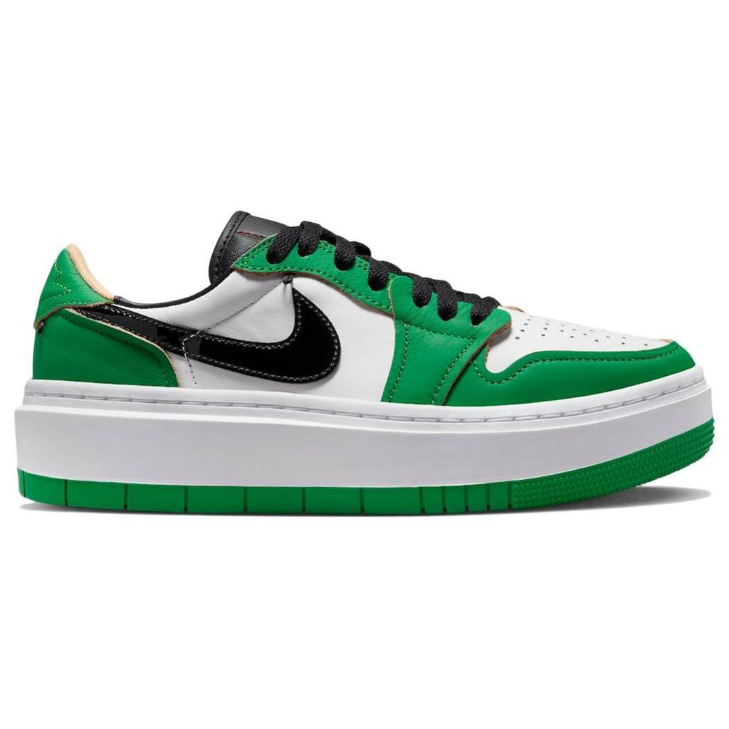 Air Jordan 1 Elevate Low SE Lucky Green Женские кроссовки Белый Белый-Оникс Черный DQ8394-301