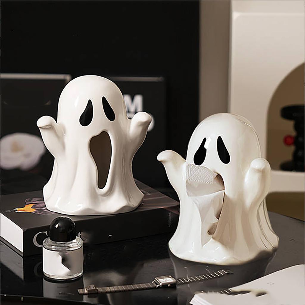 Creative Tissue Box Cover for Halloween Decor, Tabletop Decorative Tissue Holder for Living Room
