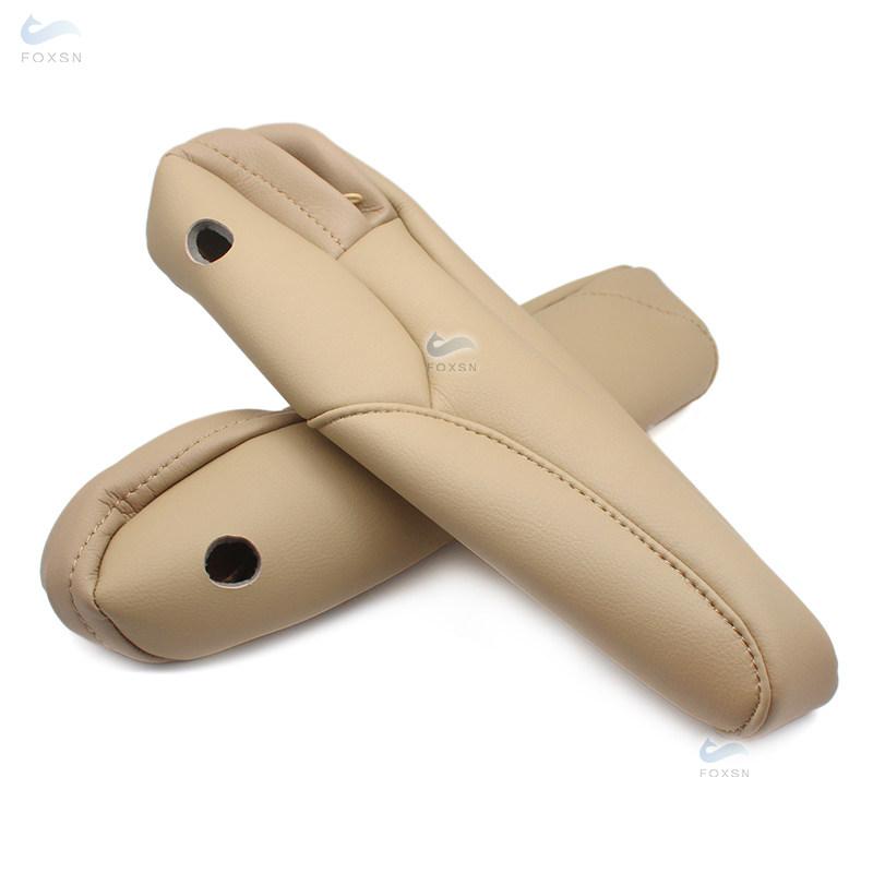 For Honda CRV 2007 2008 2009 PU Leather with Sponge Driver & Passenger Side Seat Armrest Handle Cover Protection Trim