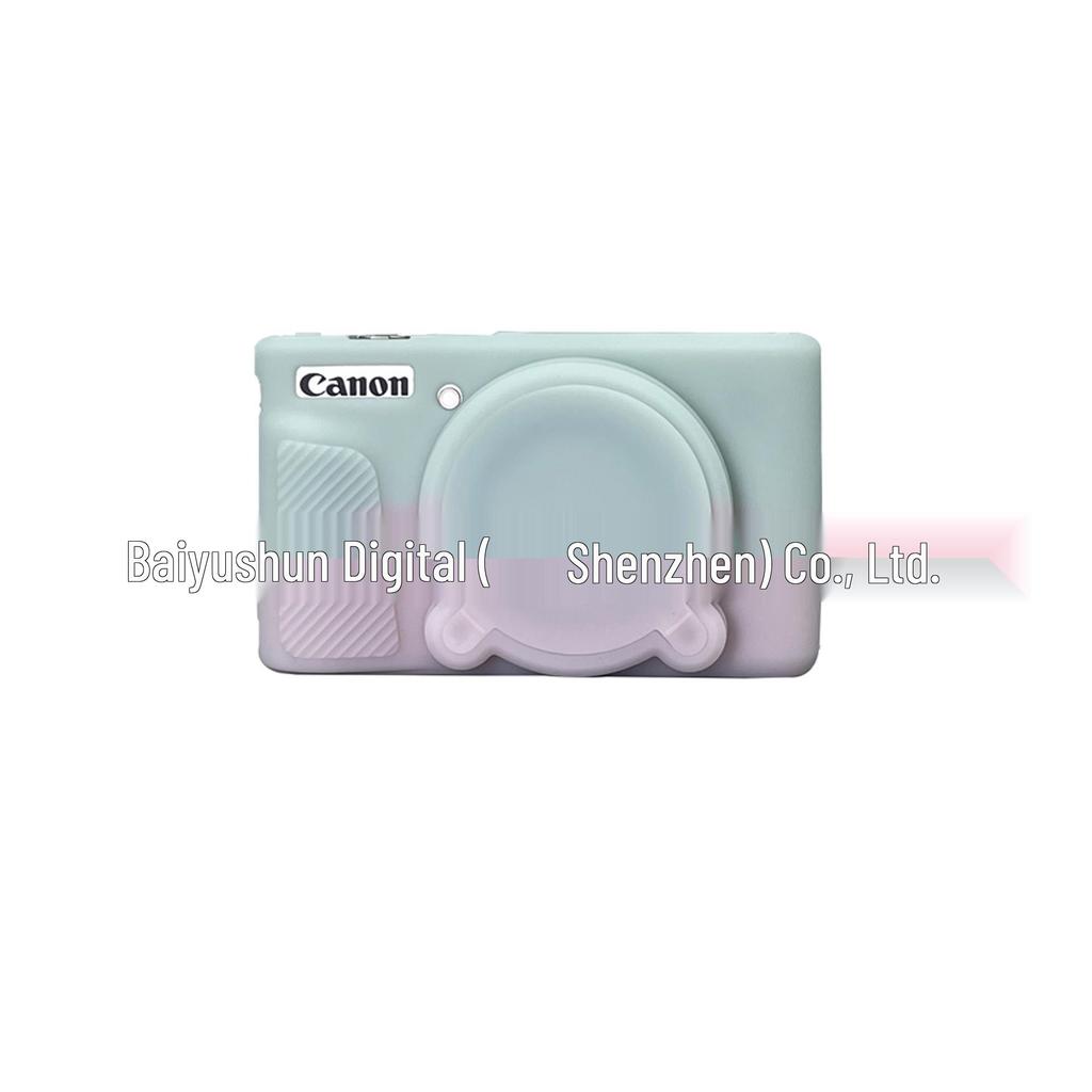 Силиконовый защитный чехол для Canon SX730/740HS - Мягкая, противоударная резиновая подкладка