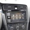 For Volkswagen Golf 7 VW Gti Mk7 2014- Car Accessories Interior Sticker Real Carbon Fiber Center Console GPS Navigation