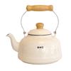 Fuji Enamel Beams Simple Enamel 2.3L Kettle, White, BMS-2.3K W